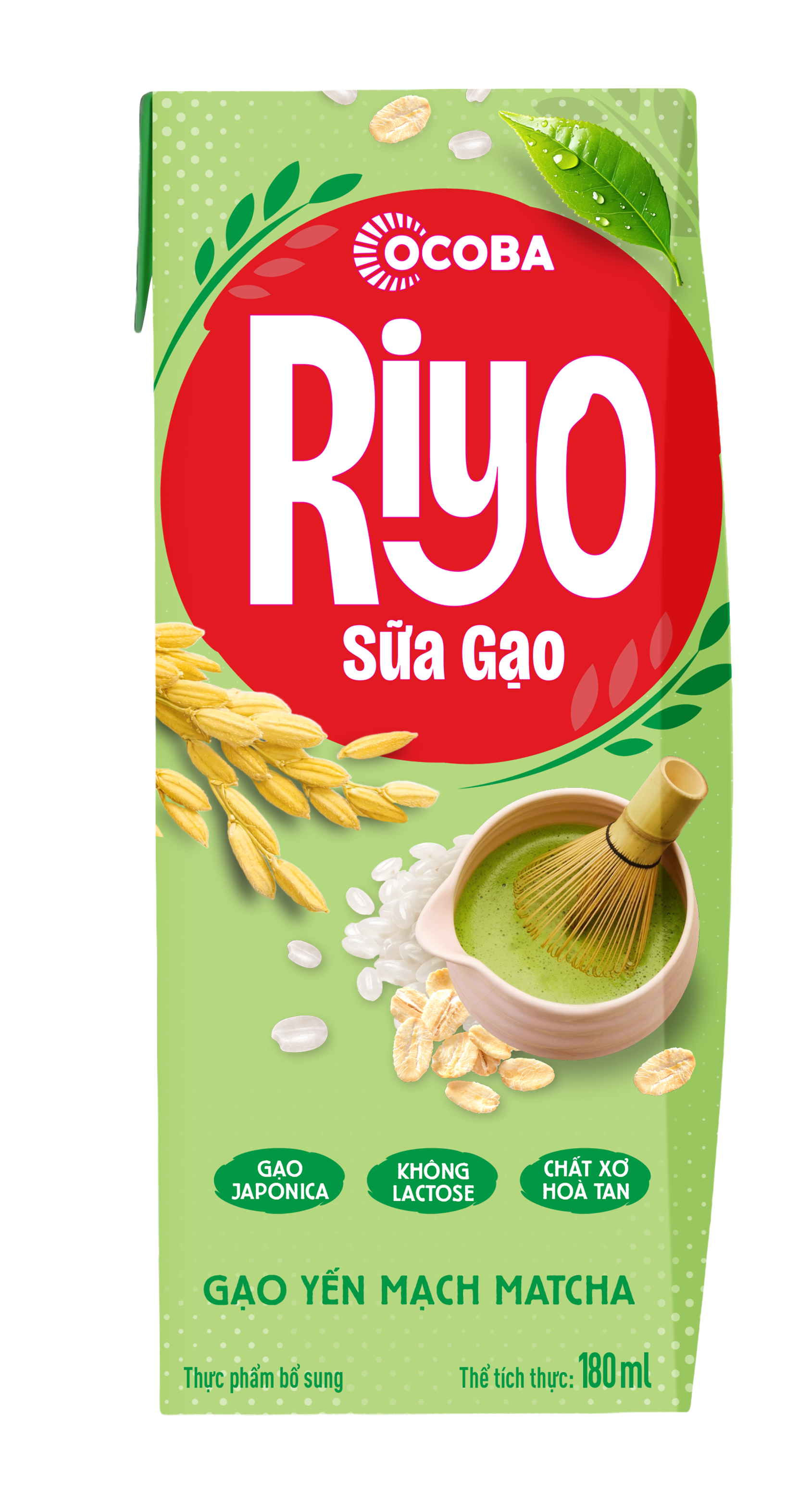Sữa gạo matcha